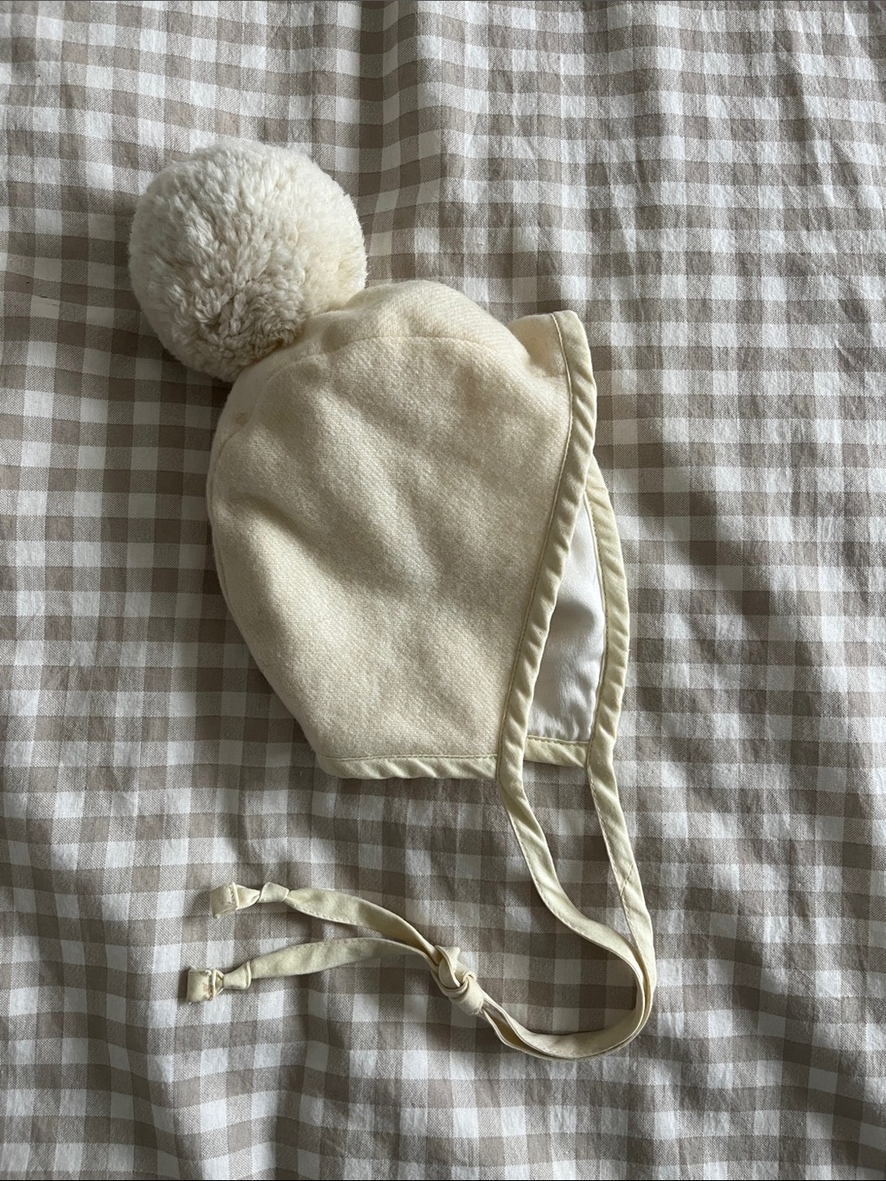 Briar Baby Wool Bonnet with Silk Lining Size 2-4 years